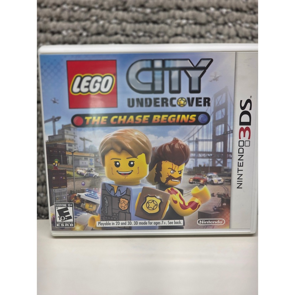 LEGO City Undercover The Chase Begins Nintendo 3DS Game CIB 2013 CTR-AA8E-USA